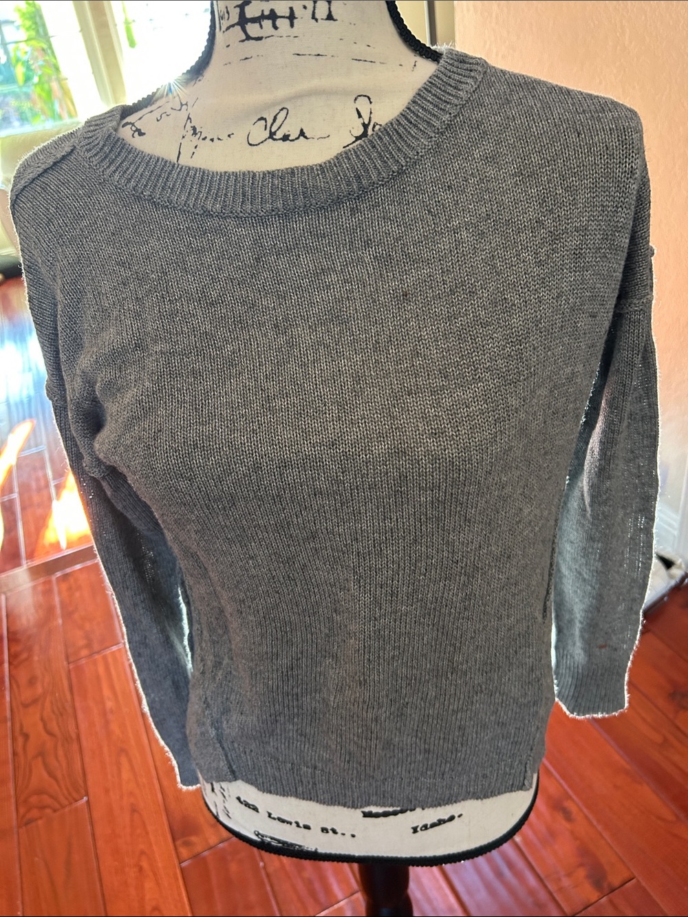 Brochu Walker Gray Crewneck Sweater
